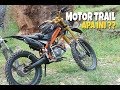 MODIFIKASI MOTOR TRAIL JUPITER Z SLIM FRAME