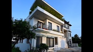 1500 sft modern house with skylight and internal garden