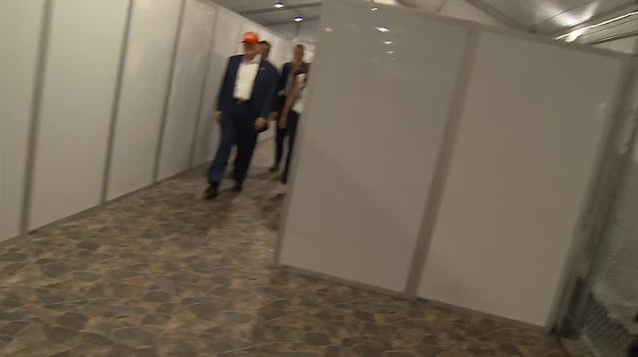 FIRST LOOK: President Trump tours medical tent at Alligator Alcatraz migrant detention center