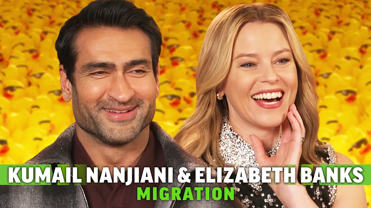 Elizabeth Banks & Kumail Nanjiani Interview: Migration and Cocaine Ducks