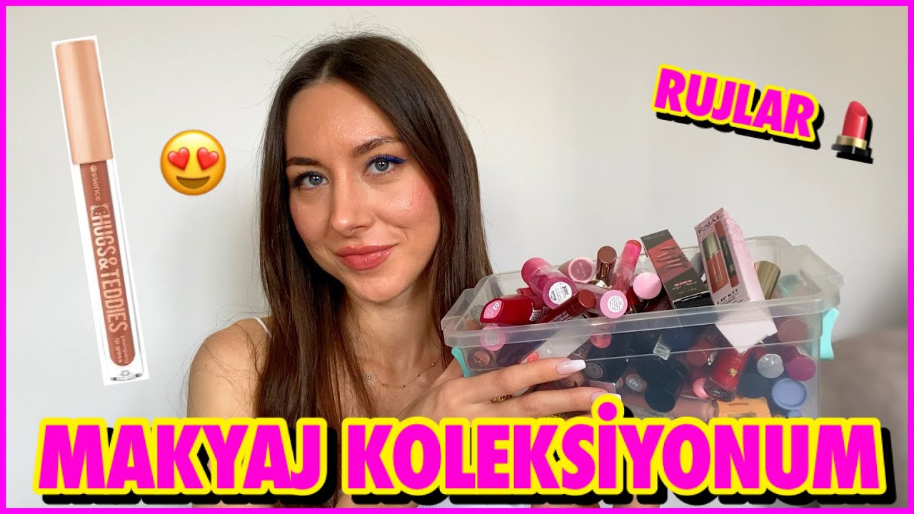 ESSENCE HUGS&TEDDIES LIPGLOSS VE DUDAK KALEMİNİ DENEDİM 😍 | MAKYAJ KOLEKSİYONUM -RUJLAR VE GLOSSLAR