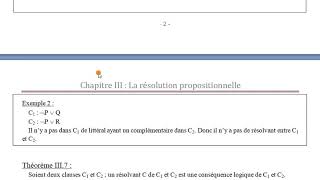 Résolution Propositionnelle Vidéo 13