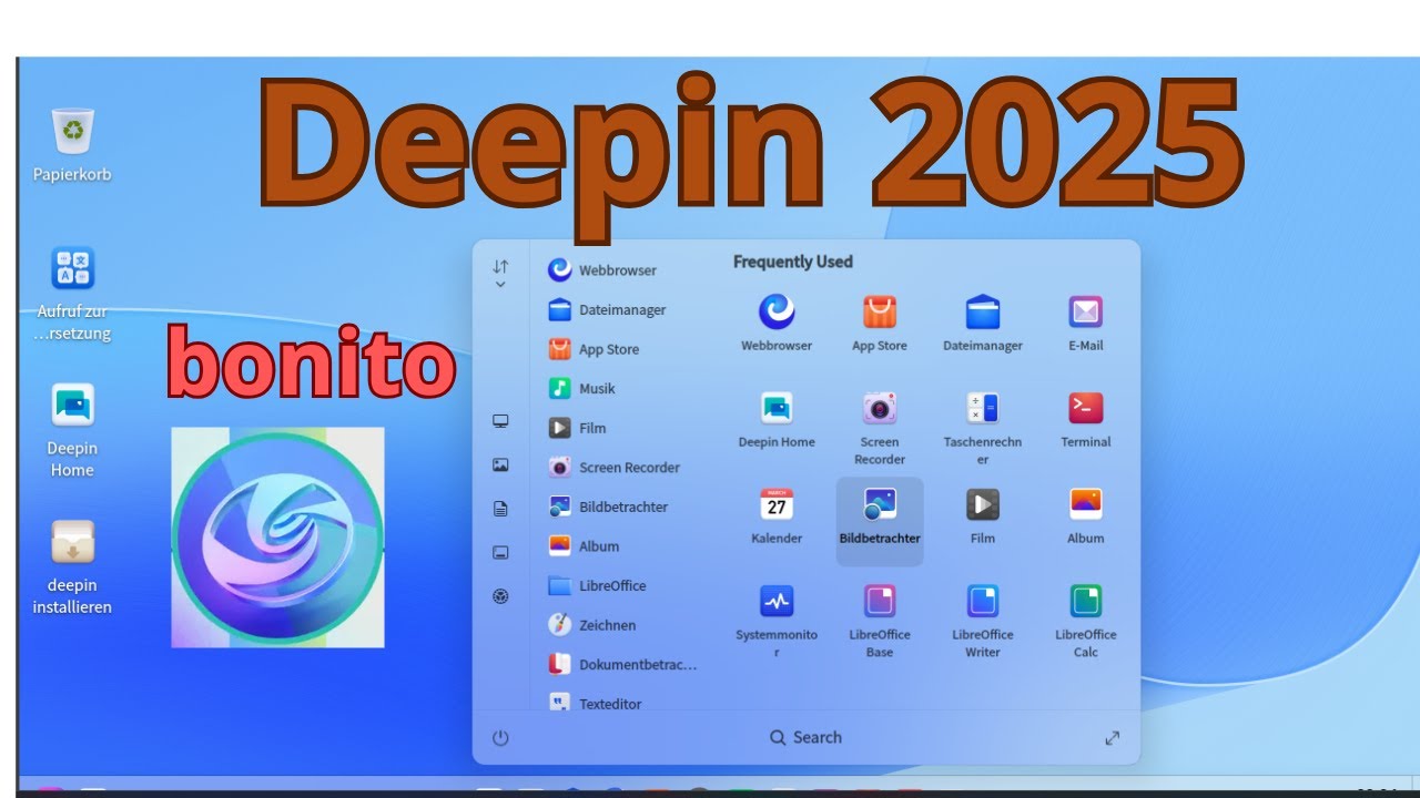 deepin desktop 25.0.1 VAMOS CONFERIR JUNTOS #linux #deepin - YouTube