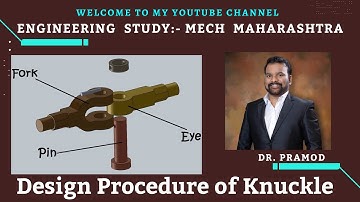 Design Procedure of Knuckle Joint | Machine Design|