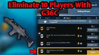 Kill 10 Players With the G36C Mission Pubg Mobile - 