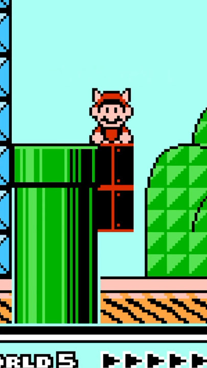 Crooked Pipe Glitch in Super Mario 3! 😆