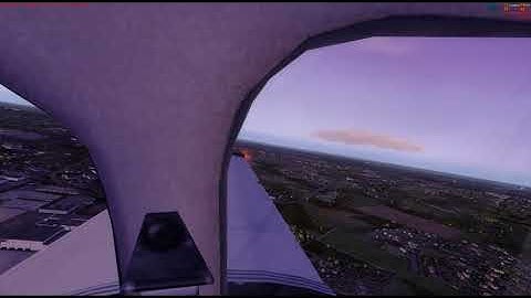 P3D V4.5 - Mooney M20 Bravo from Paris (LFPG) to Colmar (LFGA)
