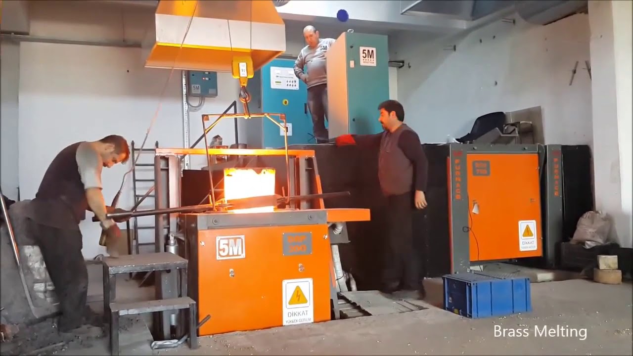 Crucible Type Melting Furnace for Non Ferrous Metals Melting Applications