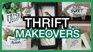 🐄THRIFTED ITEMS TURNED INTO HIGH END HOME DECOR | FLIPPIN’ FRIDAY! | FARMHOUSE DECOR