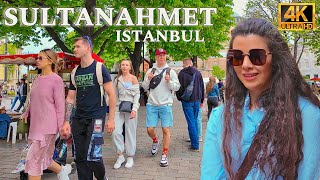 Istanbul Turkey 2024 Sultanahmet District Walking Tour 4K