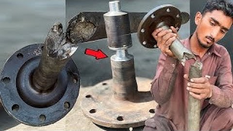 Unbelievable work double jointing a broken axle like a pen is mind boggling