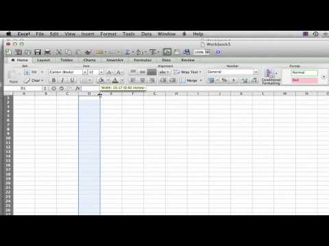 How to Format Column Widths in Pixels in Excel 2007 : MS Excel Tips