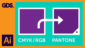 Como transformar Pantone em CMYK no Illustrator?