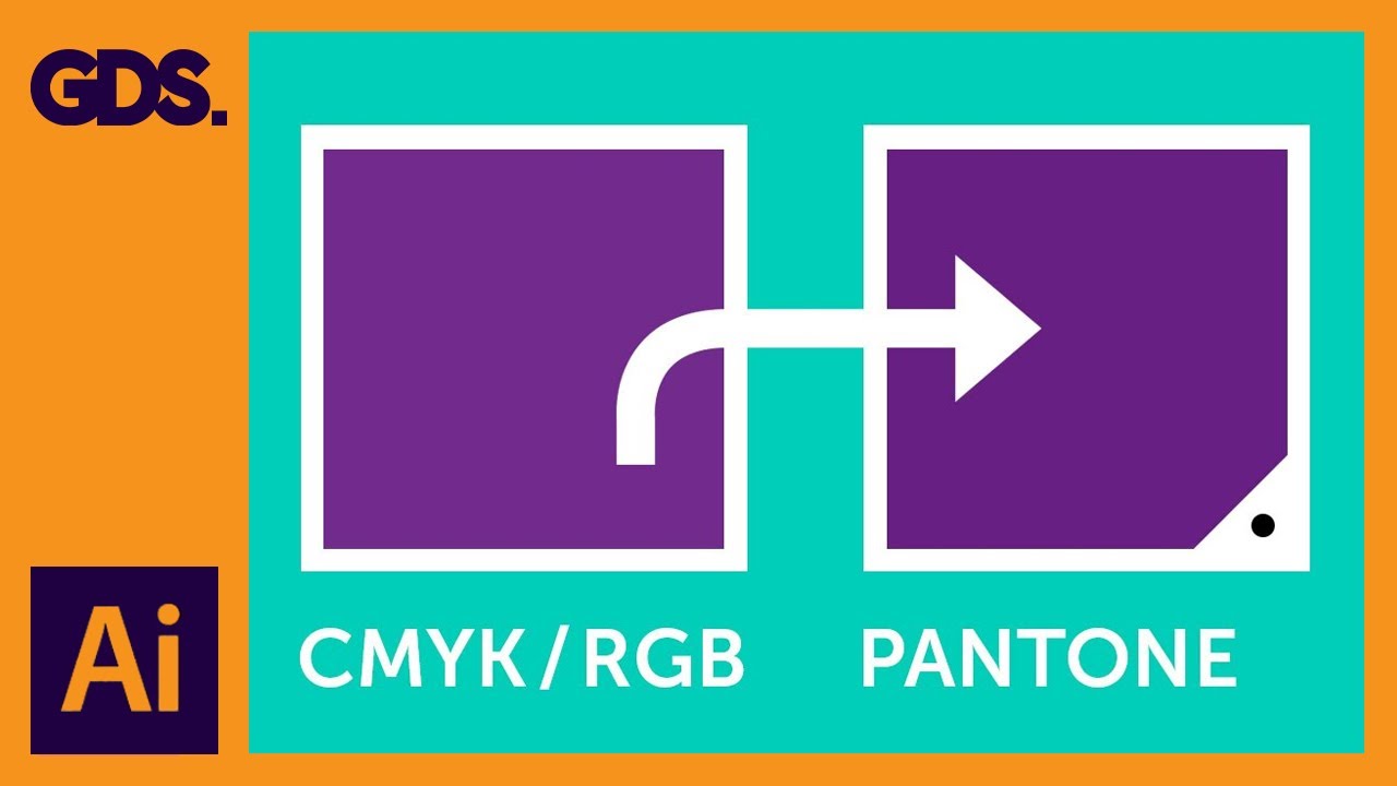 CMYK / RGB to Pantone | Converting colours in Adobe Illustrator