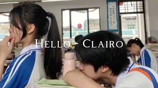 Hello - Clairo (speed up, reverb) "Are you into me like I'm into you?"