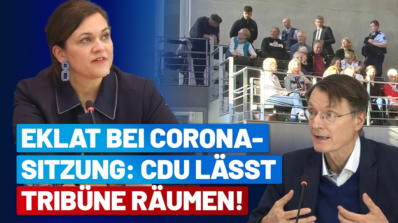 Corona-Kommission: AfD grillt Lauterbach - CDU-Vorsitzende greift ein! - AfD-Fraktion im Bundestag