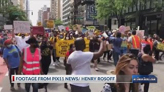 Protests break out as NY eviction moratorium ends