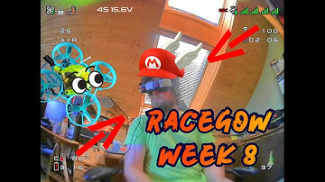 RaceGOW 3 Track 8 First Practice Runs | Tinywhoop FPV Racing