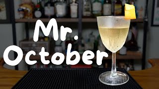 MR. OCTOBER ★ A Fall Themed Martini Cocktail