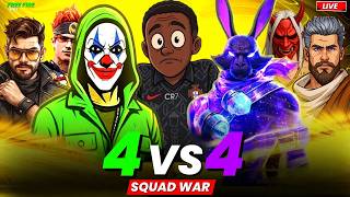 🔥 4v4 ROOM BATTLE With My Fans! 😱 You Won't Believe What Happened! | Free Fire screenshot 5