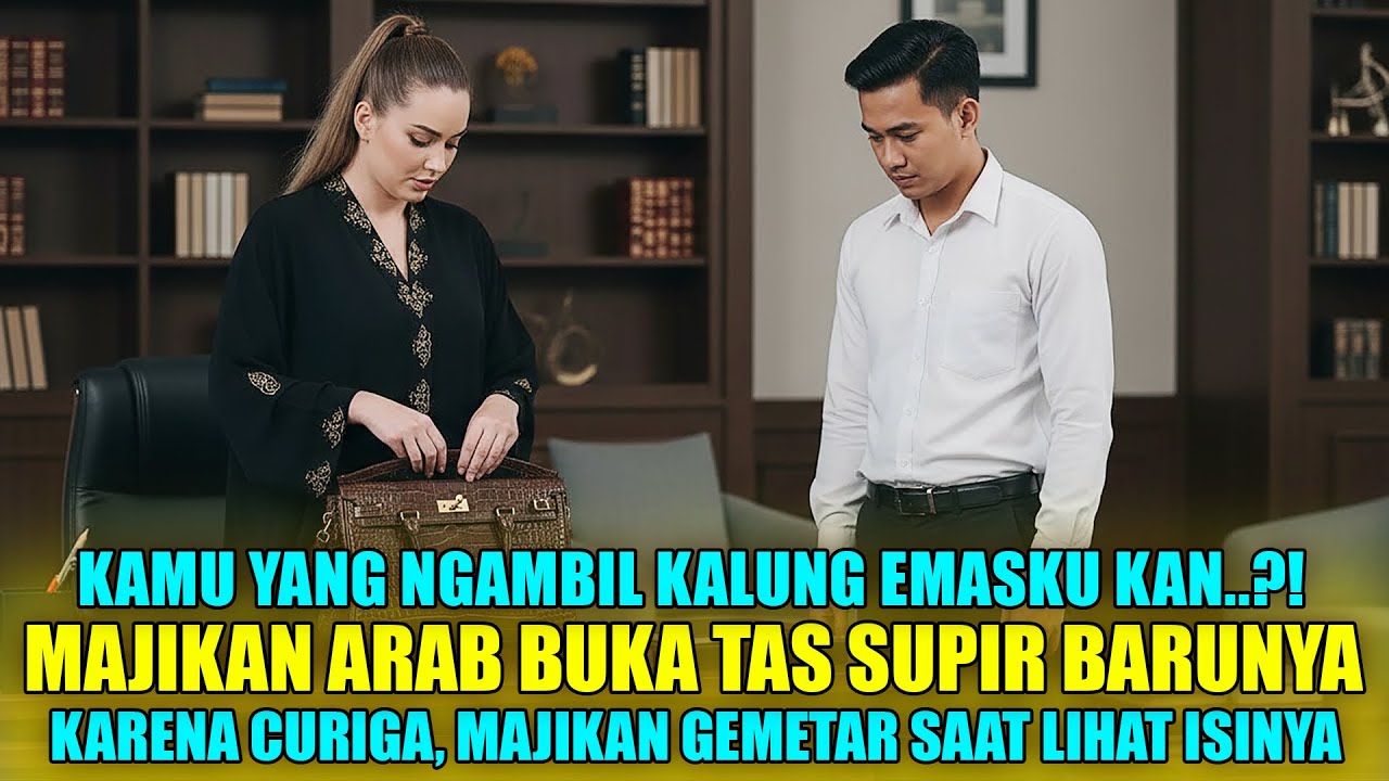 MAJIKAN ARAB BUKA TAS SUPIR BARUNYA KARENA CURIGA, TAK MENYANGKA TAS HITAM ITU ISINYA..