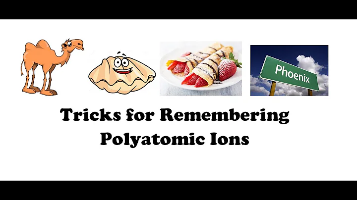 Tricks for Remembering Polyatomic Ions