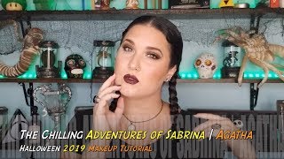 Weird Sisters | Agatha Makeup Tutorial | Chilling Adventures of Sabrina | Halloween 2019