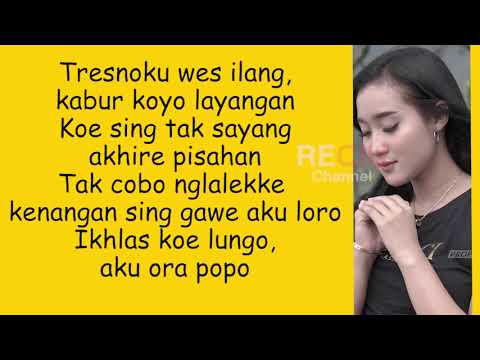 Yeni Inka - Akhire Pisahan lirik Lyric Aneka  Safari Records