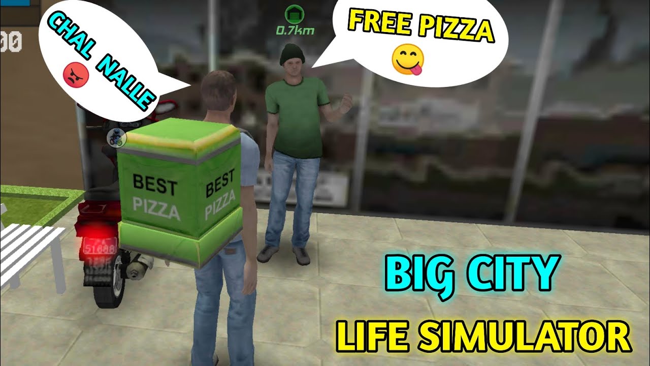 I BECAME A PIZZA DELIVERY BOY BIG CITY LIFE SIMULATOR