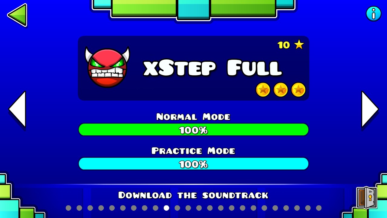 xStep Full in Geometry Dash - YouTube