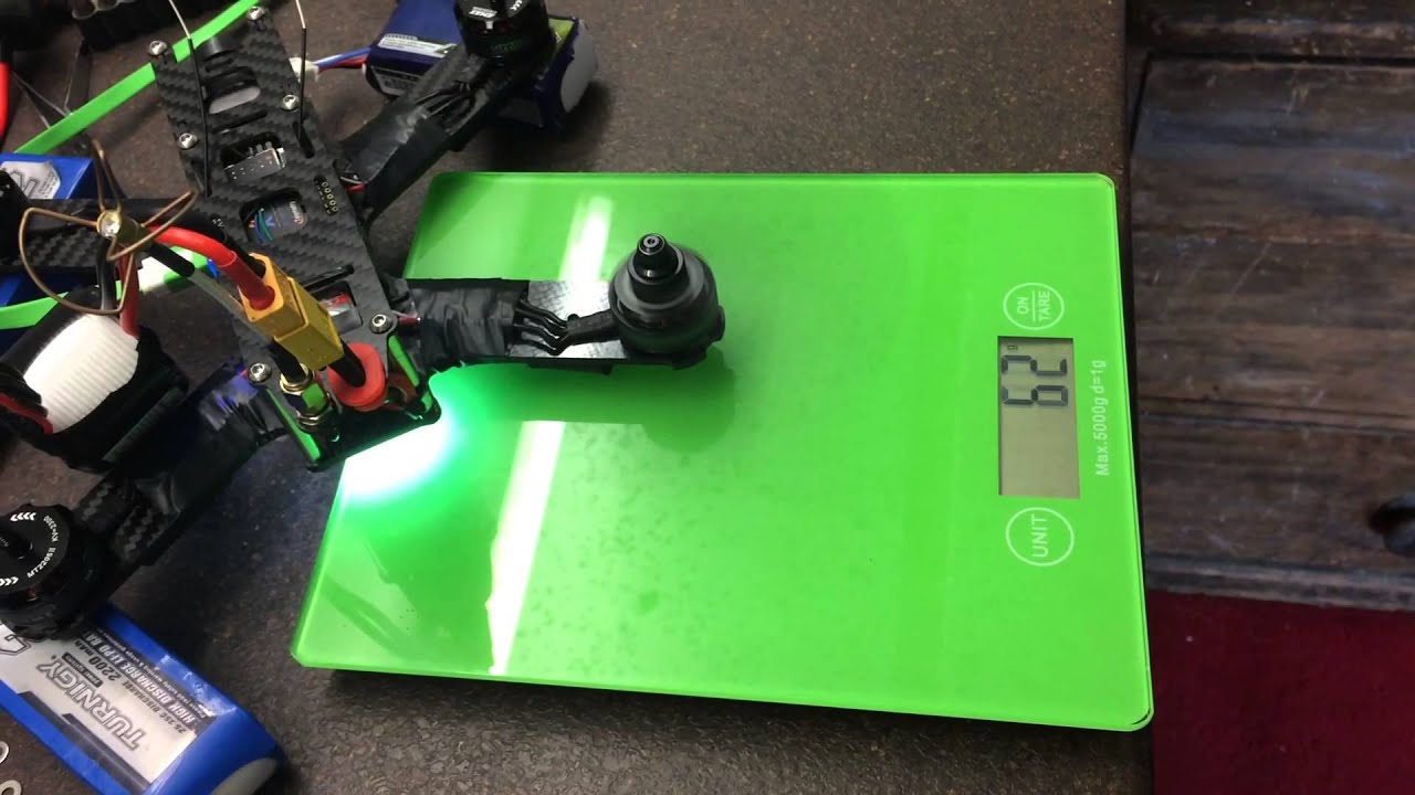 EMax mt2205 2300kv 4s thrust test 5045BN