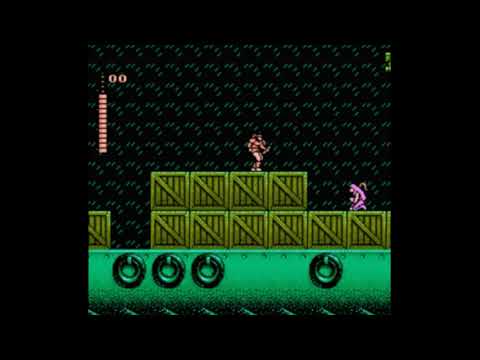 Dendy (Famicom,Nintendo,Nes) 8-bit Blue Shadow (Kage, Shadow of the Ninja) Stage 1