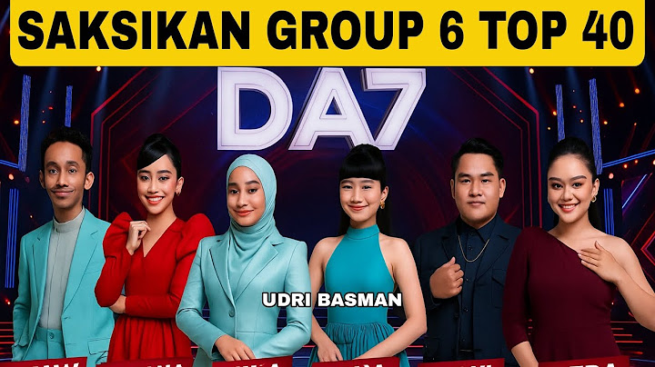 SAKSIKAN GROUP 6 TOP 40 DA7 | JADWAL TAYANG DANGDUT ACADEMY 7