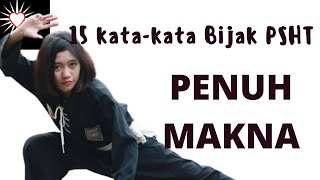15 Kata-kata Bijak Persaudaraan Setia Hati Terate Buat Story WA Penuh Makna@katabijak6728