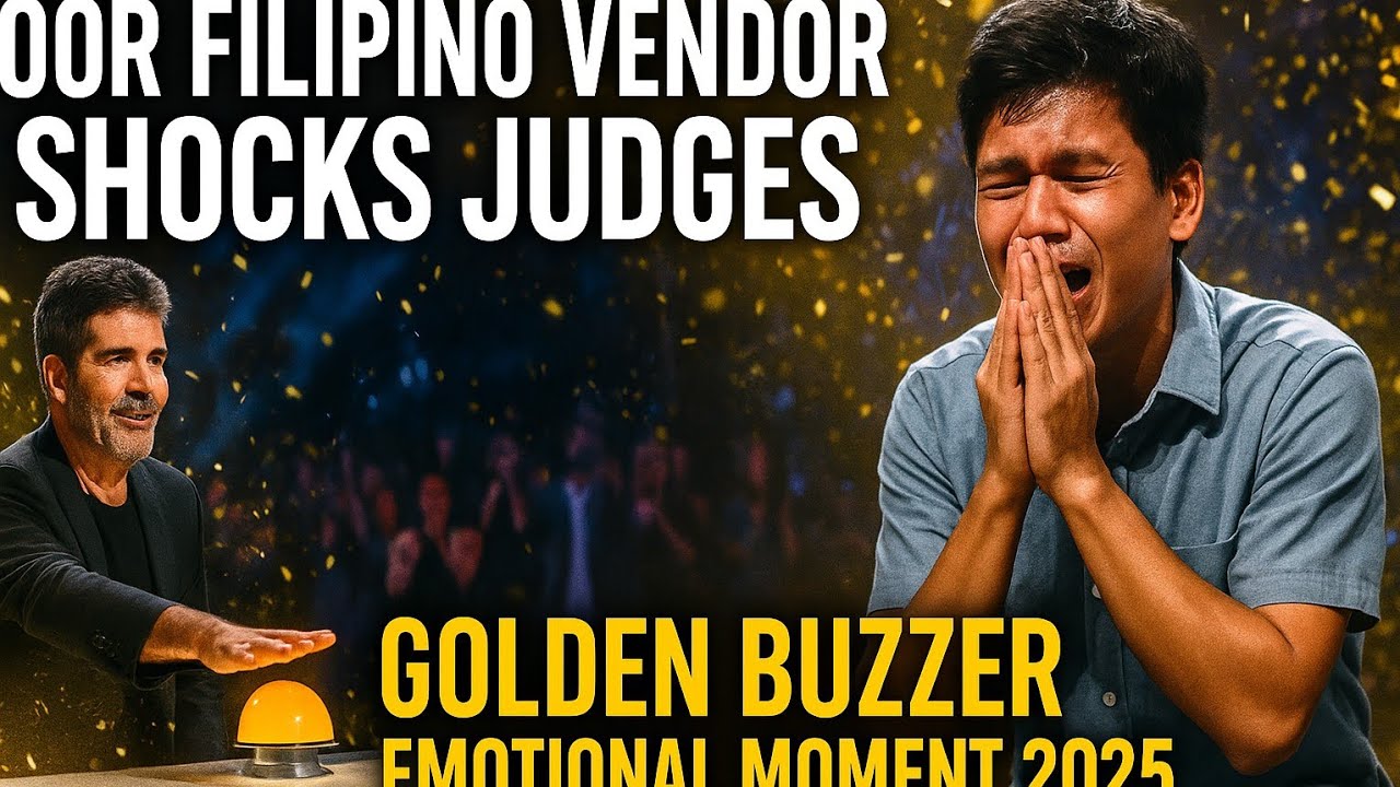Poor Filipino Vendor SHOCKS Judges on Got Talent | Golden Buzzer Emotional Moment 2025
