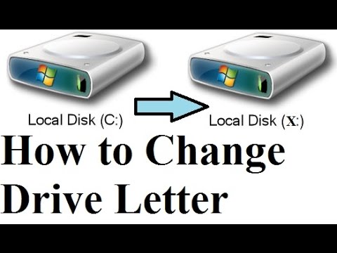 how to change windows drive letter to c