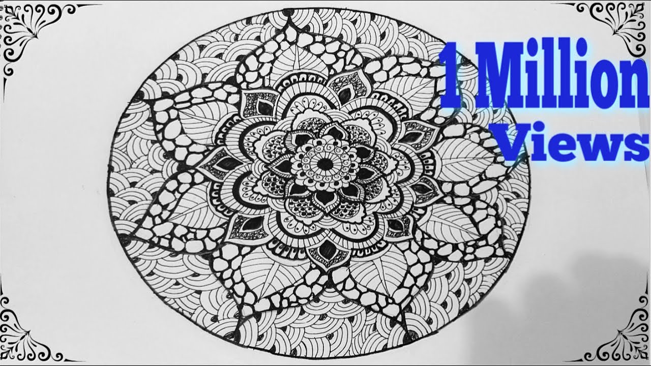 ✽HOW TO DRAW -MANDALA ART✽ - YouTube