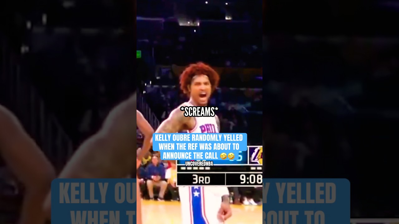 Kelly Oubre made the ref turn back 🤣 