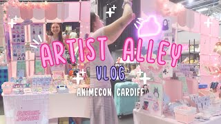 ARTIST ALLEY VLOG - Cardiff Animecon day 1 and 2 ✦