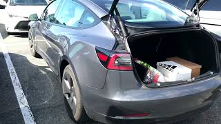 BIGGER TRUNK & FRUNK! Highland 2024 Tesla Model 3 trunk larger than 2023 Model 3 trunk and Frunk