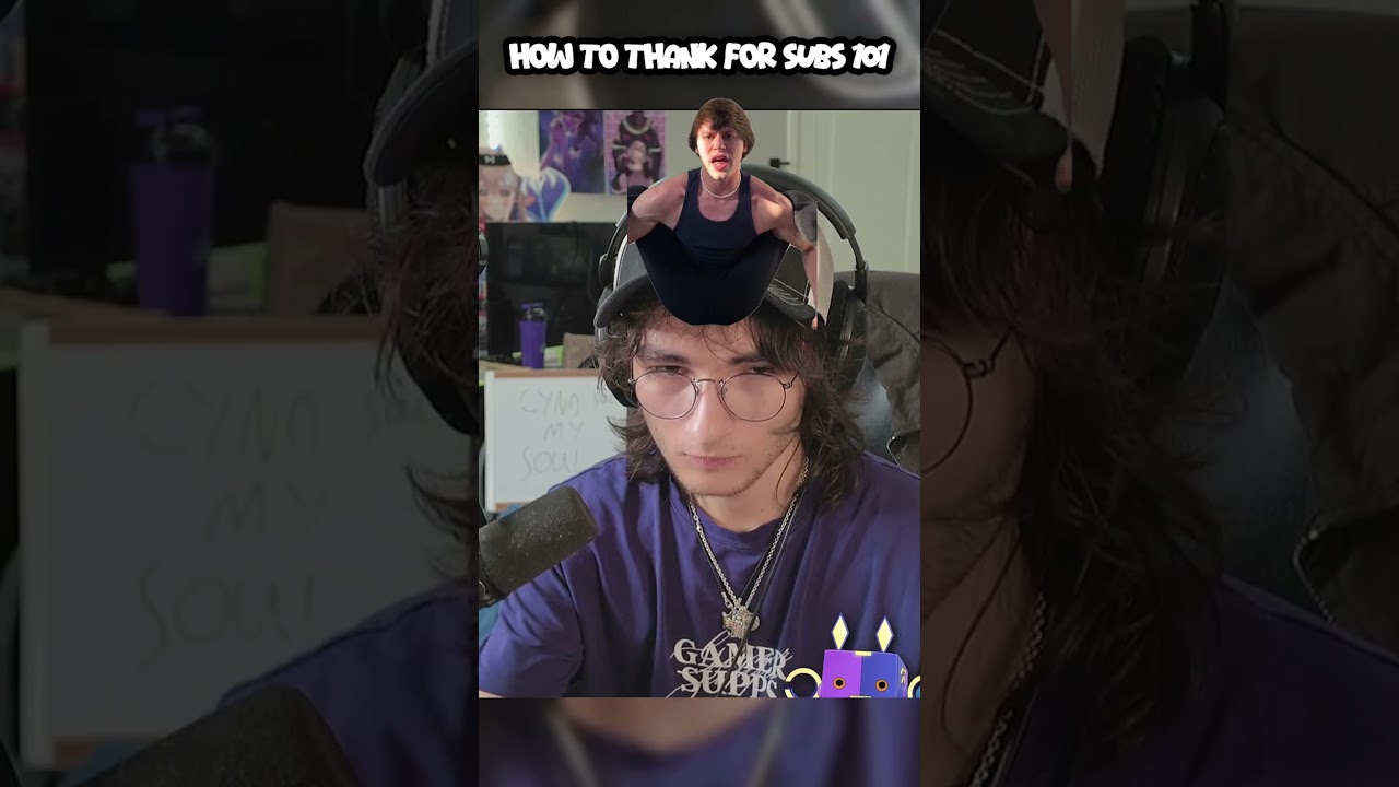 Streamer shows "Appreciation" #cynosquare #shorts #streamer #thankyou