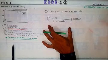 Lecture 7 | power wiring | estimation and costing of power wiring