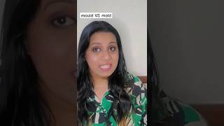 How can you tell the difference between mould and mold | mould VS mold | #shorts