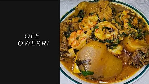 How to make authentic Ofe Owerri. Soup for the rich