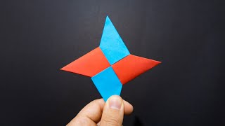 Paper Ninja Stars  Moving paper toys  Kids Craft  Paper Art  DIY  Origami  Happy Craftsman
