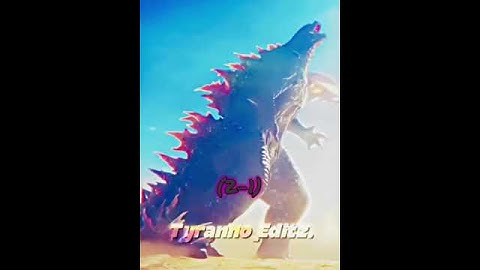 Godzilla (evolved) vs Super shadow #short #sonic3 #godzillaxkongthenewempire