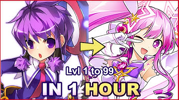 Elsword l Leveling Metamorphy to lvl 99 in 1 hour (Gameplay)