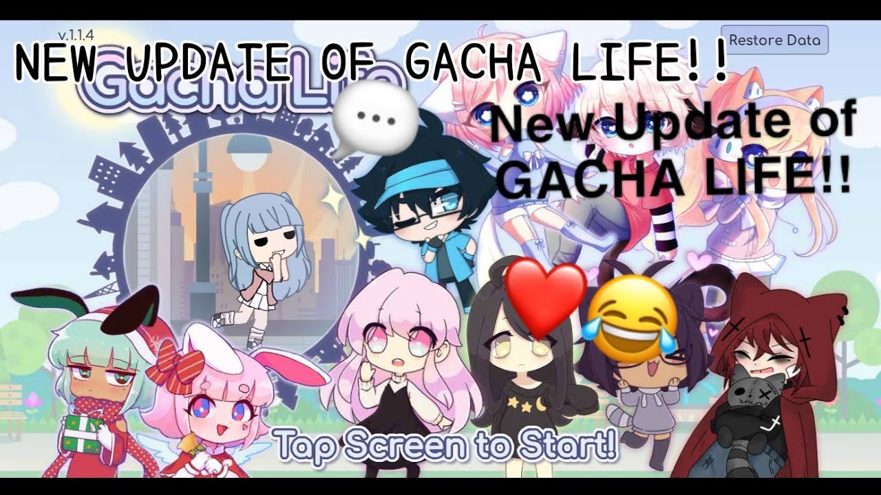 NEW "Gacha Life" update new features PART 1xin owo YouTube