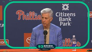 Phillies president of baseball operations Dave Dombrowski talks at endofseason conferences