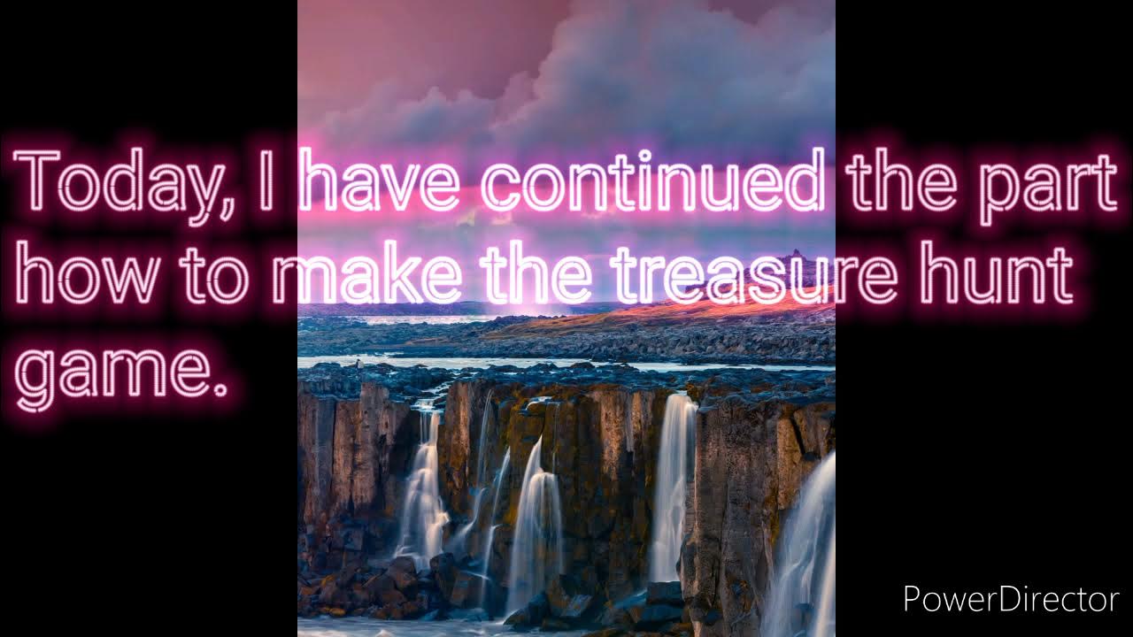 treasure hunt game making using python #part 2 - YouTube